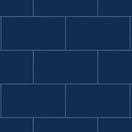 Wetwall Tile Collection - Metro Tile Effect Shower Wall Panels 2440x1220mm Navy tile