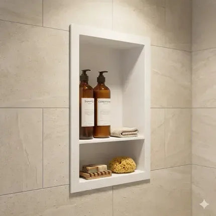 Wetwall Designer Niche White Double