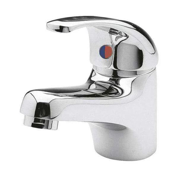 Eon Single Lever Mono Basin Mixer Tap with Waste - Chrome