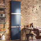 Vertical 363w x 1900h 2876 BTU 843 Watt / Anthracite Matt 7016