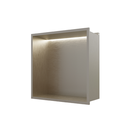RAK INGOT Recessed Niche with LED 300mm x 300mm