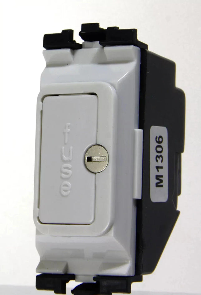MK Grid K4890WHI 13A Fuse Unit White