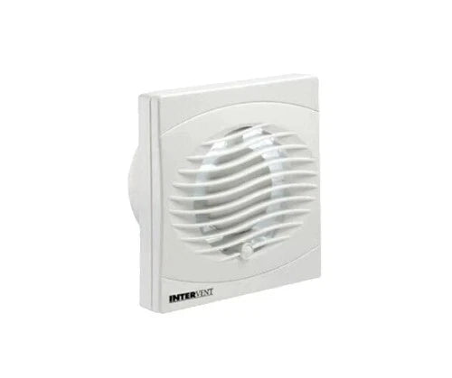 Manrose Intervent 4" Square Extractor Fan Humidistat Pullcord | BVF100HP