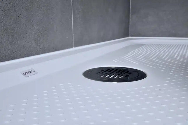 Senstec Rectangle Anti slip shower Trays