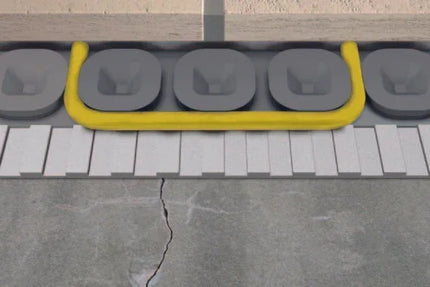 Amber Decoupling Membrane For Cable Heating Systems