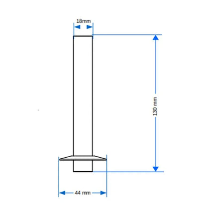 Chrome Radiator Valve Pipe Sleeve Kit - Pair with Floor Plates (300mm & 130mm)